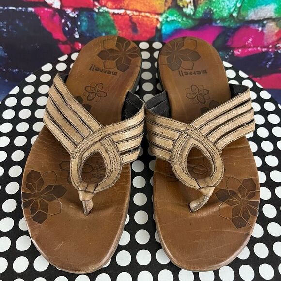 Merrell Lidia Sandal Leather Thong Flip Flop Casual Flat Comfort Size 6 - Picture 2 of 7